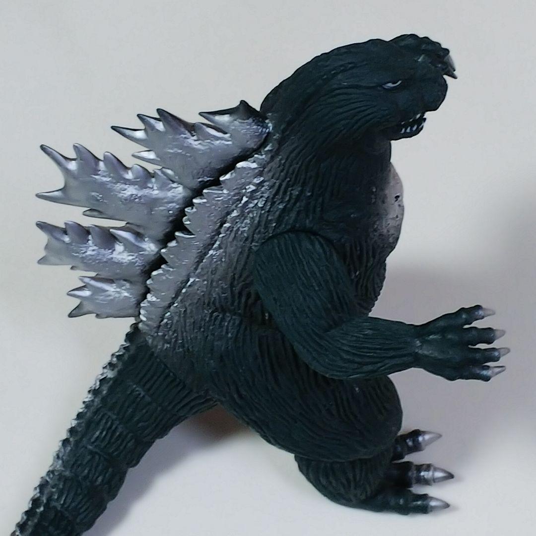 「キングコング対ゴジラ」ソフビ人形・ゴジラ（中古・１９８３年・プラタグ付き）