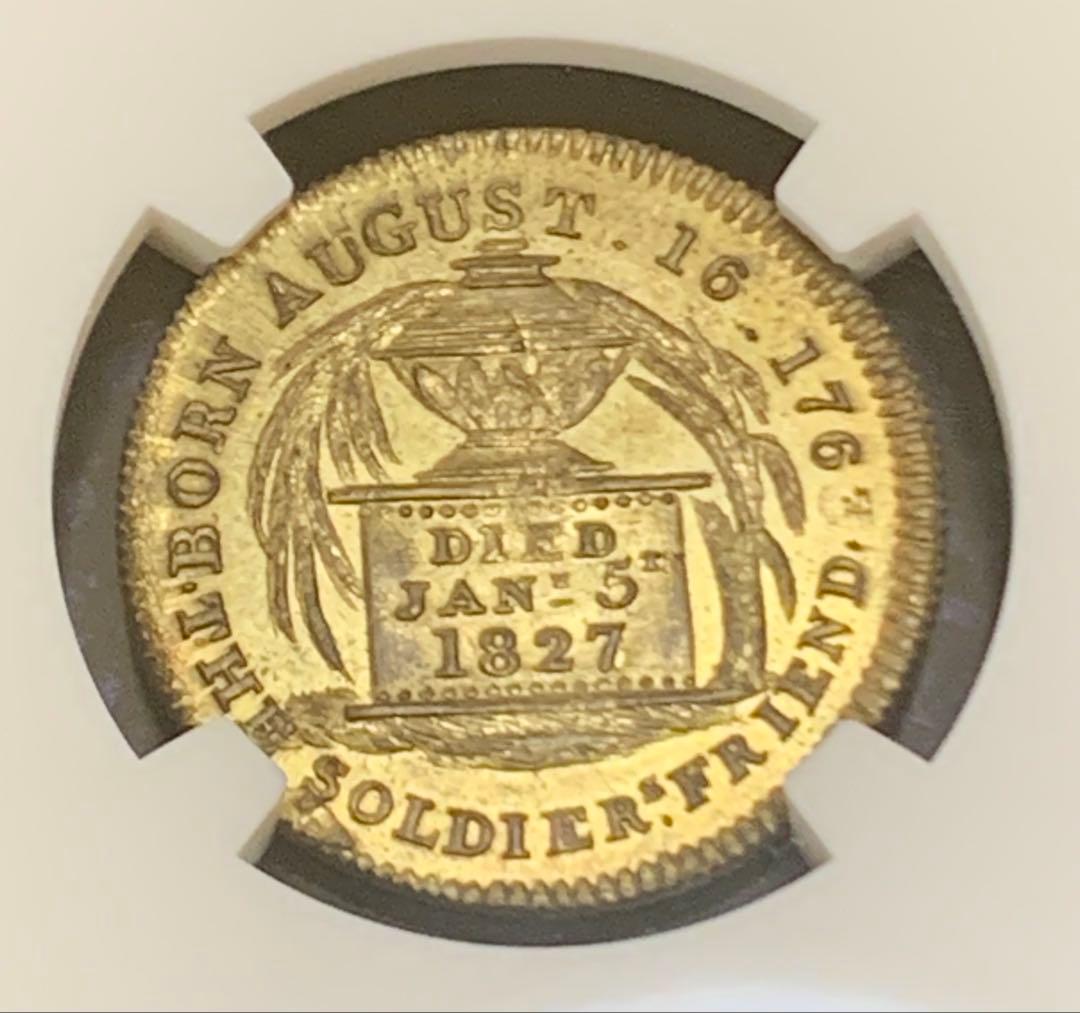 ヨーク公フレデリック(ジョージ3世次男)1827年 メダル　NGC鑑定MS63