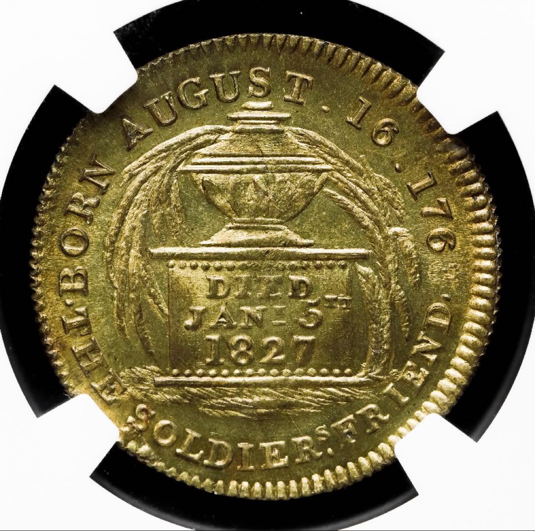 ヨーク公フレデリック(ジョージ3世次男)1827年 メダル　NGC鑑定MS63