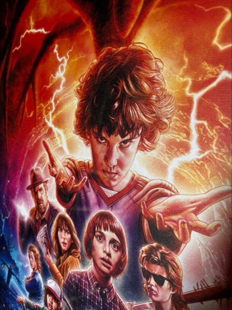 ストレンジャーシングス2 木枠付きキャンバスポスターサイズ60cm× 80cm