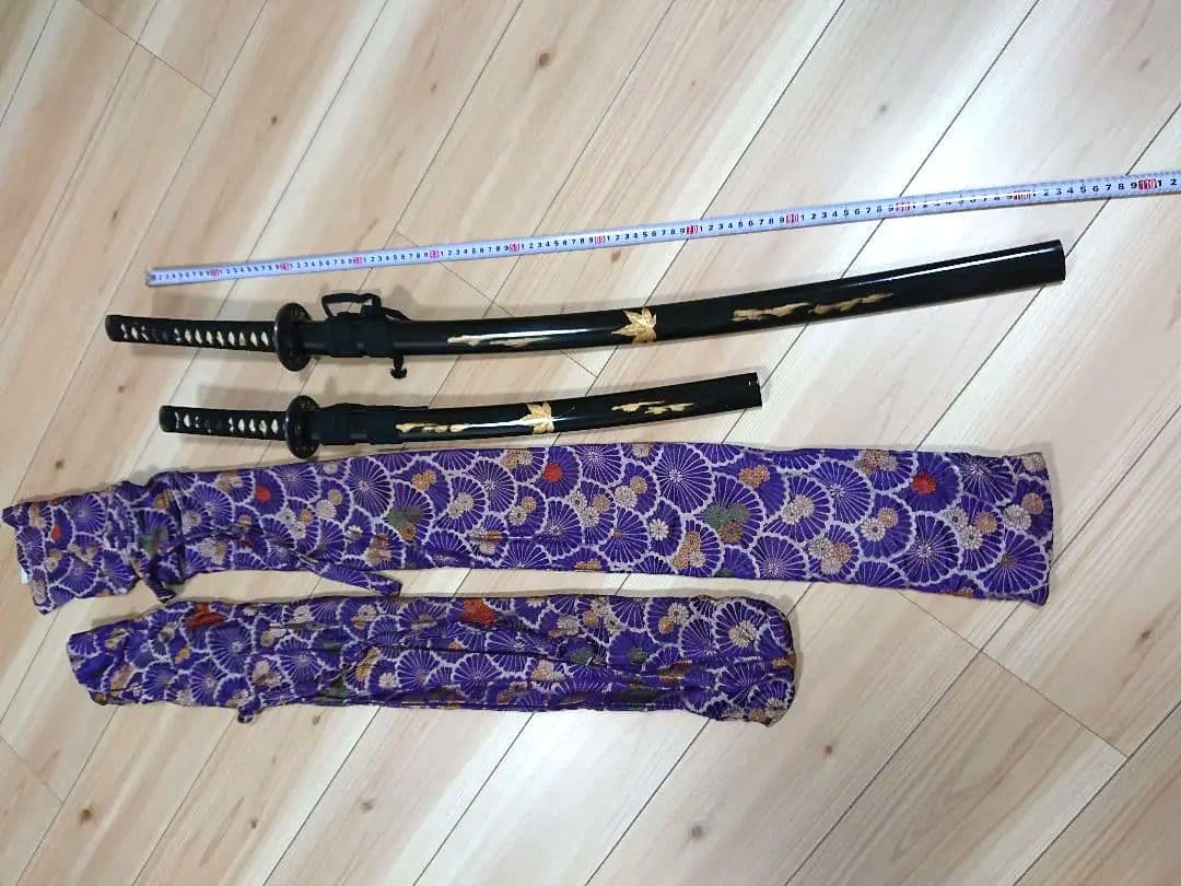 模造刀 大刀、小刀 の2本 袋付き