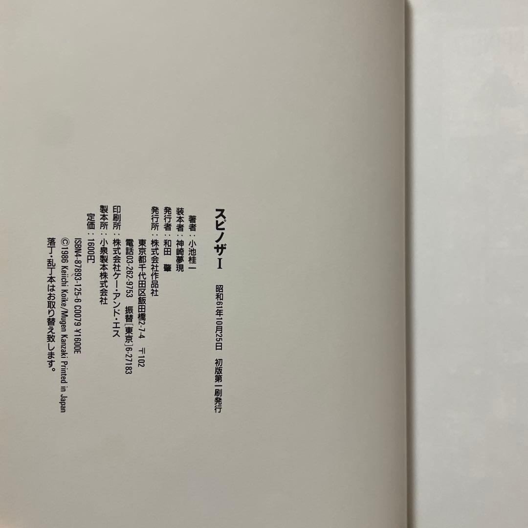 小池桂一　スピノザ　全2冊