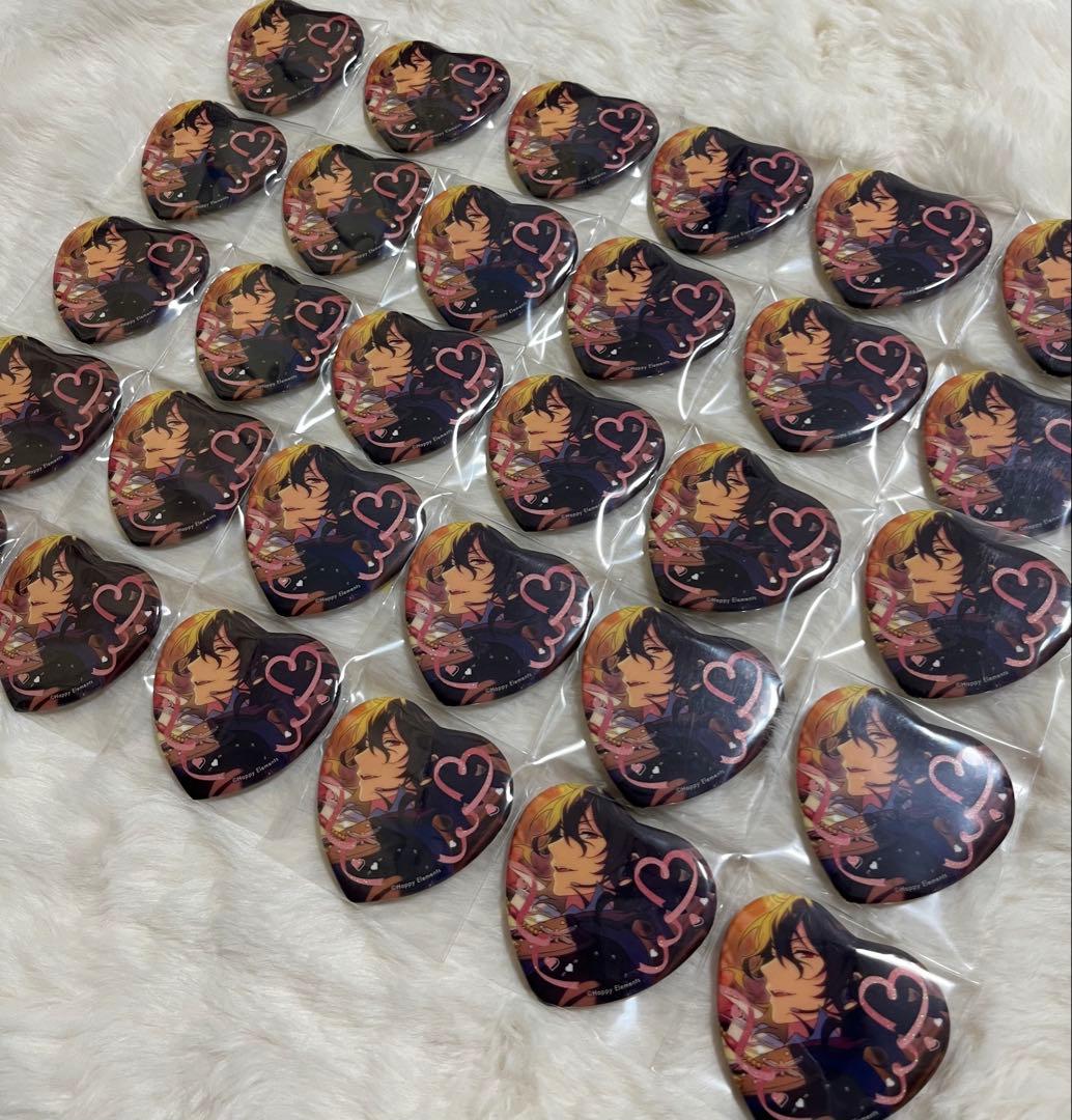 あんスタ 朔間零 ホワイトデー ハート缶バッジ 30個