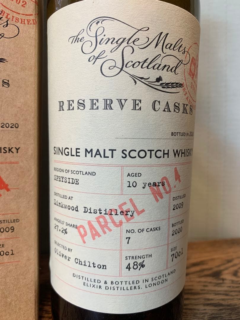 リンクウッド10年 The Single Malts of Scotland