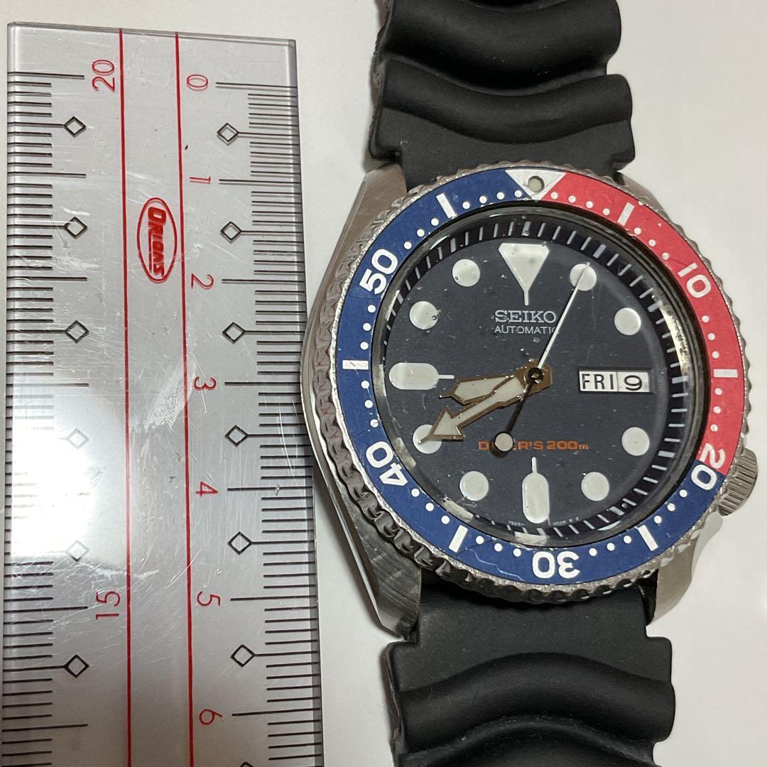 SEIKO 腕時計 SKX009 ダイバー200m 自動巻き