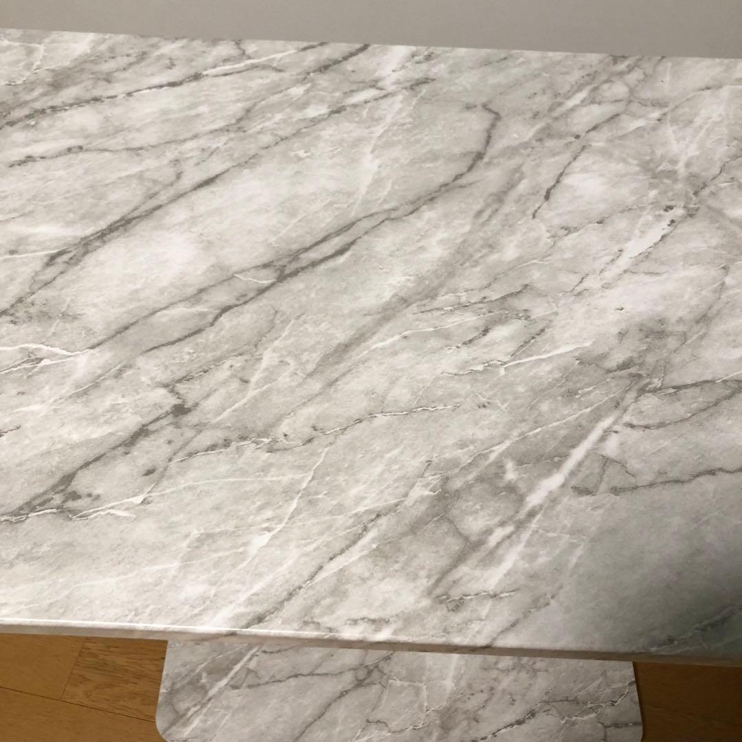 大理石風　昇降テーブル【3/18まで限定出品】