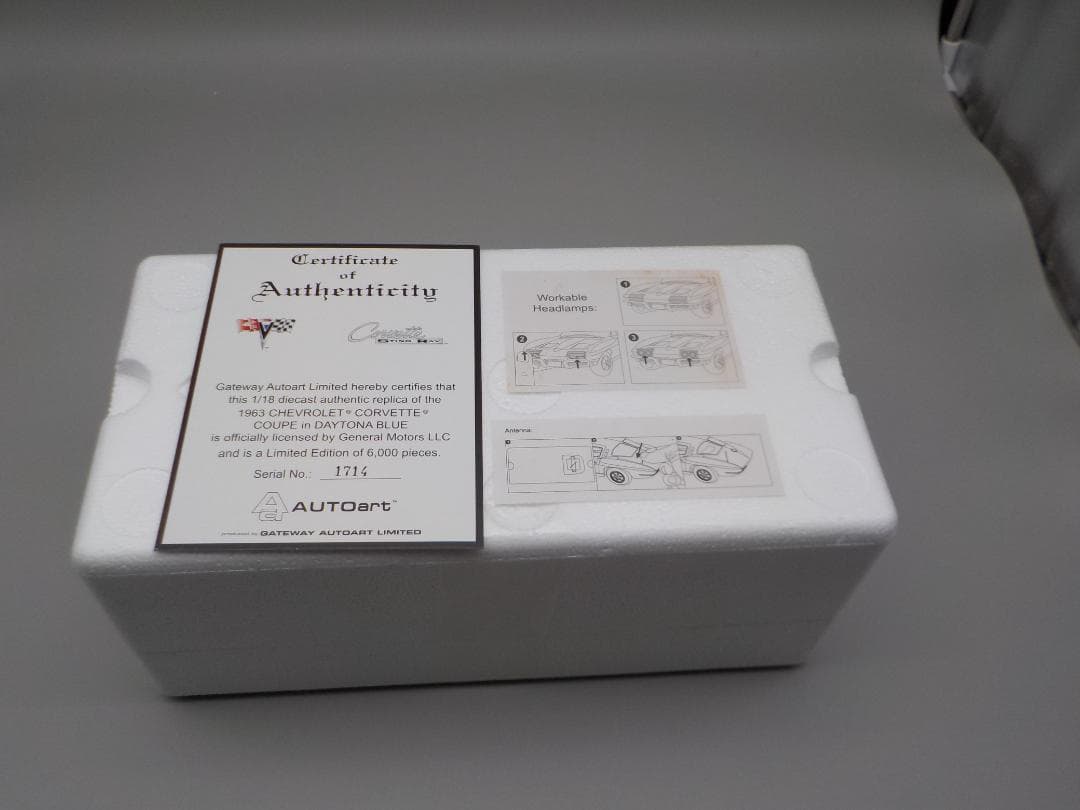 1963　Corvette StingRay　AUTOart