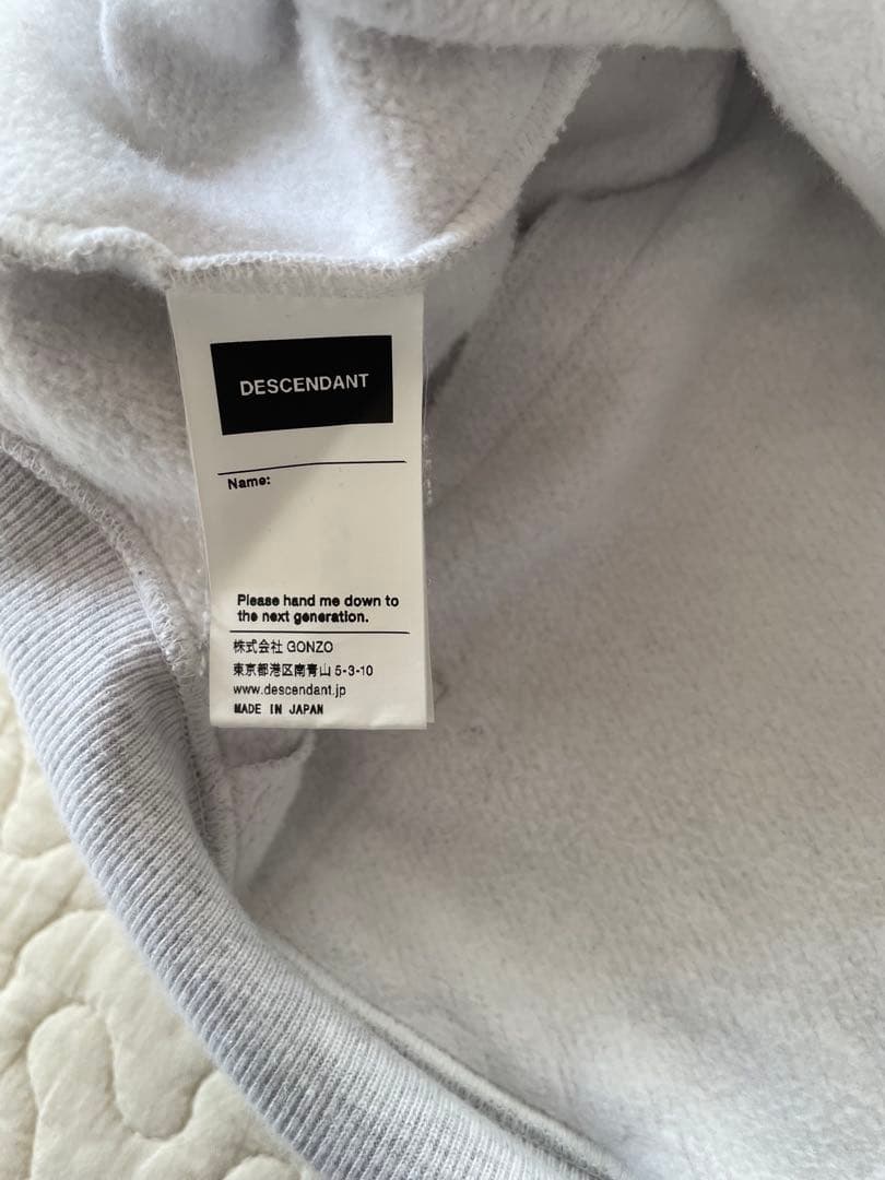 トップス DESCENDANT DIRT HOODY 242atds-csm04