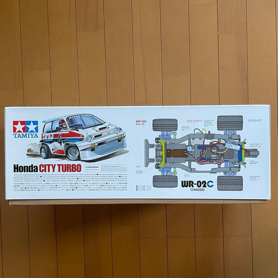 タミヤ　1/10RC Honda シティターボ（WR-02Cシャーシ）