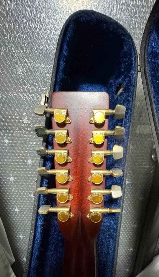 MORRIS B-100 12弦アコースティックギター ハードケース付き