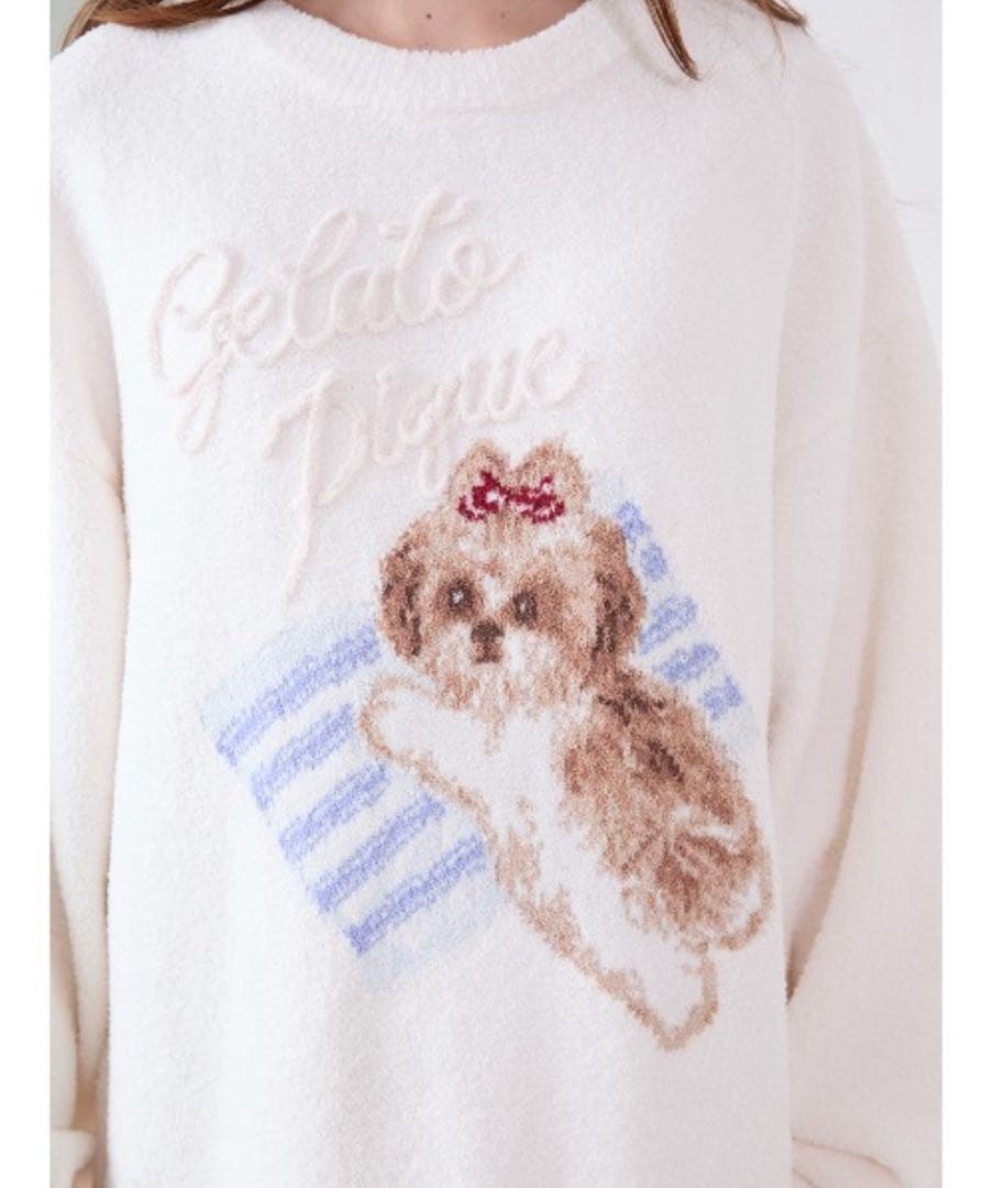 ジェラートピケ　シーズージャガードワンピース