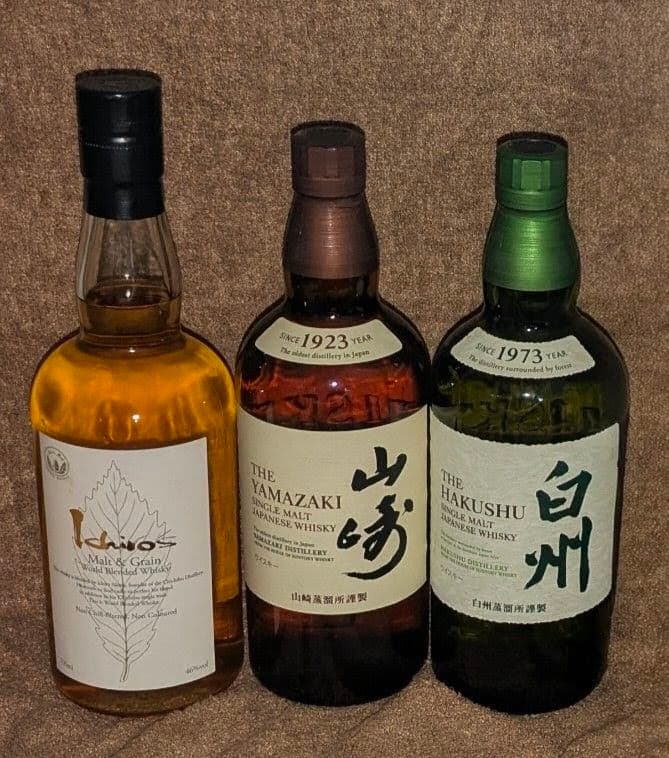 【新品】山崎・白州・イチローズモルト（各700ml）のセット❗️
