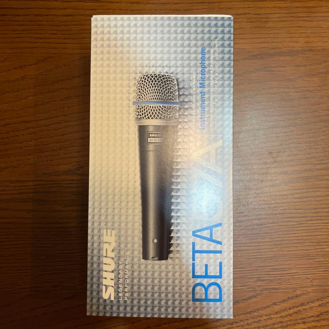 SHURE BETA 57A ダイナミックマイク ケース付き