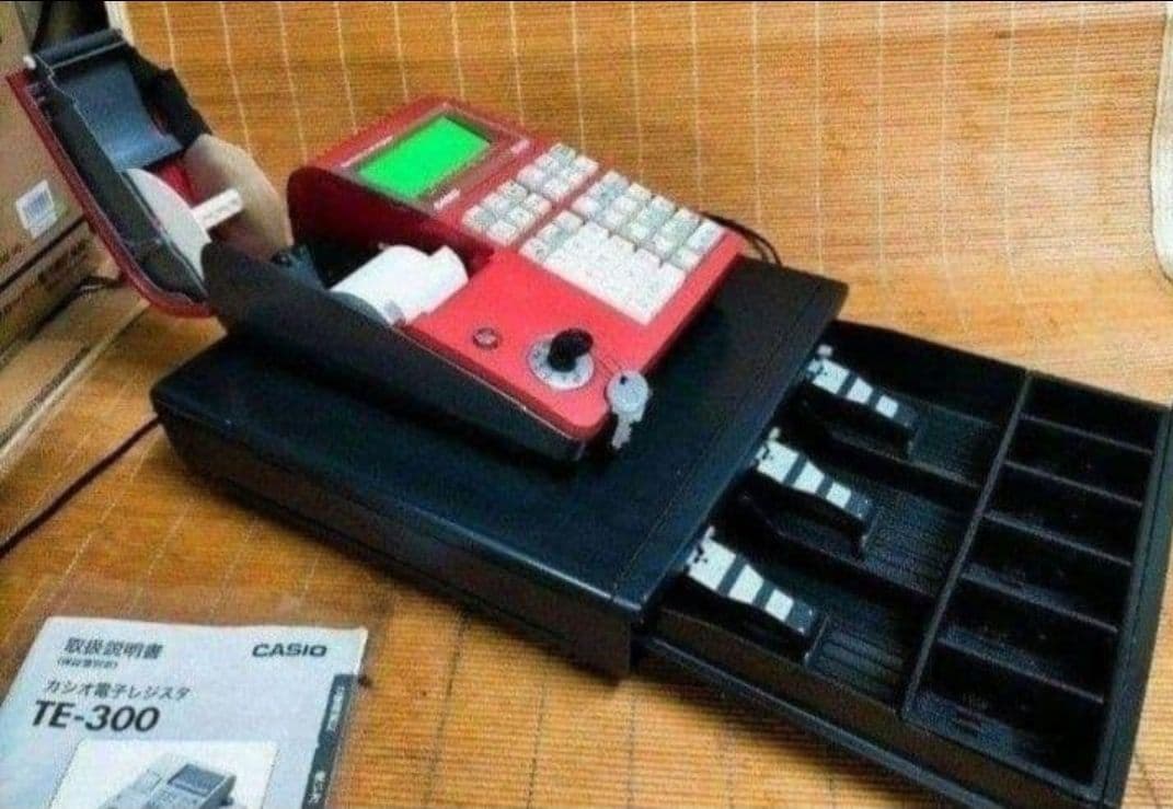 カシオレジスター　TE-300　 設定無料　送料無料人気機種　123300