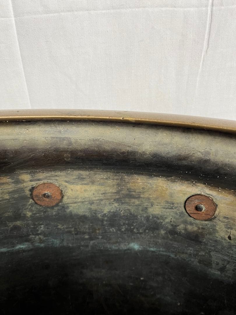 火鉢　真鍮製　レトロ