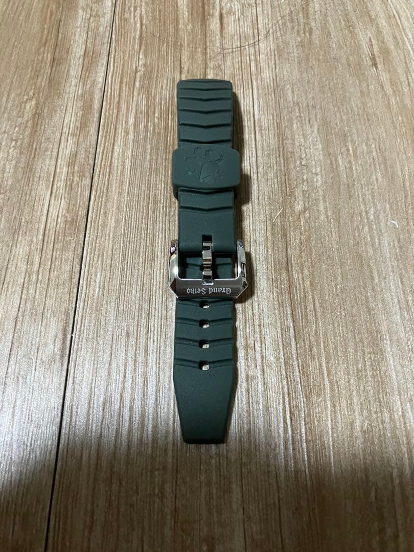【非売品】Grand Seiko グリーンラバーベルト　ラグ幅21mm