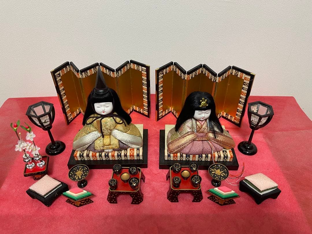 木目込ひな人形セット