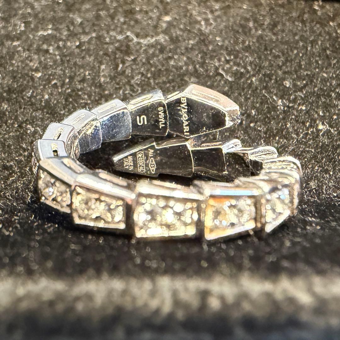 【新品未使用】BVLGARI セルペンティ ヴァイパー リング S