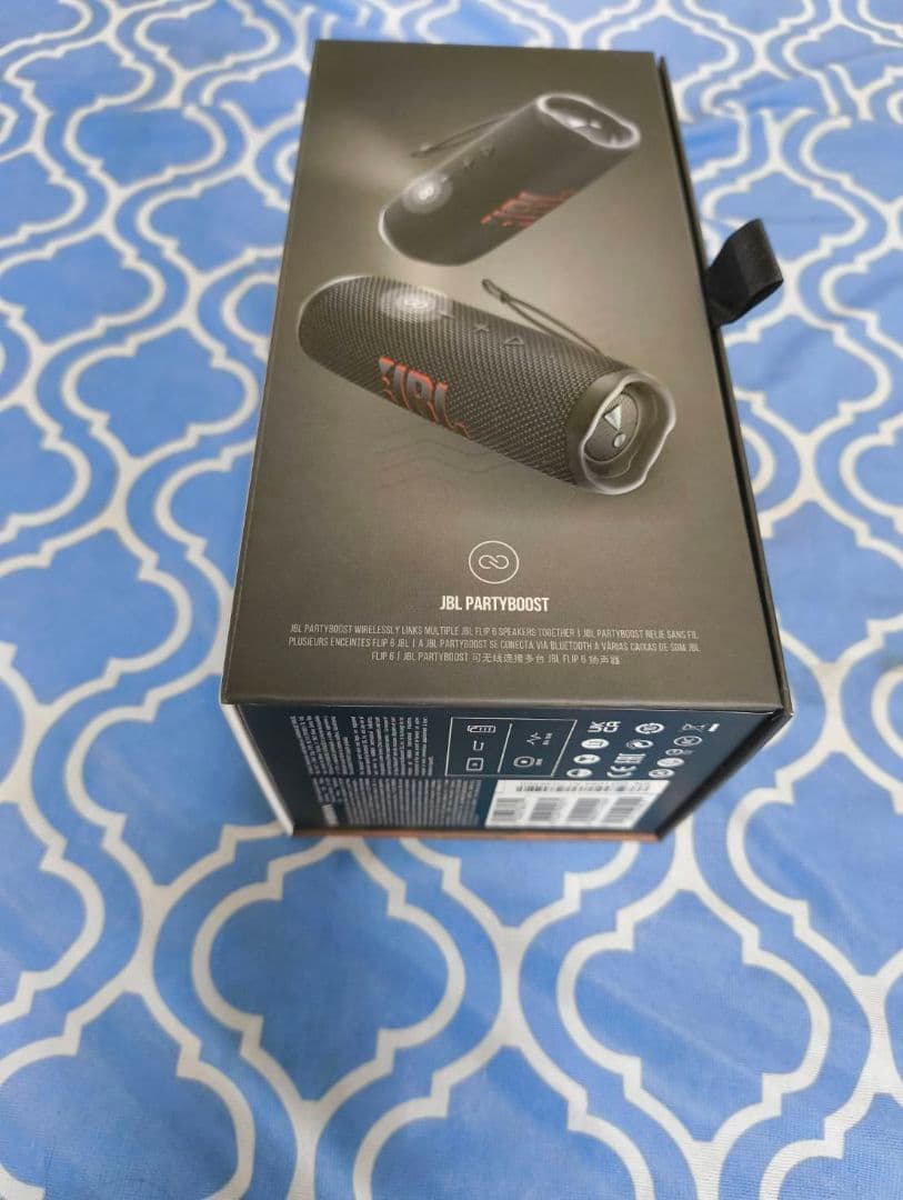 JBL FLIP 6 ブラック ポータブルスピーカー