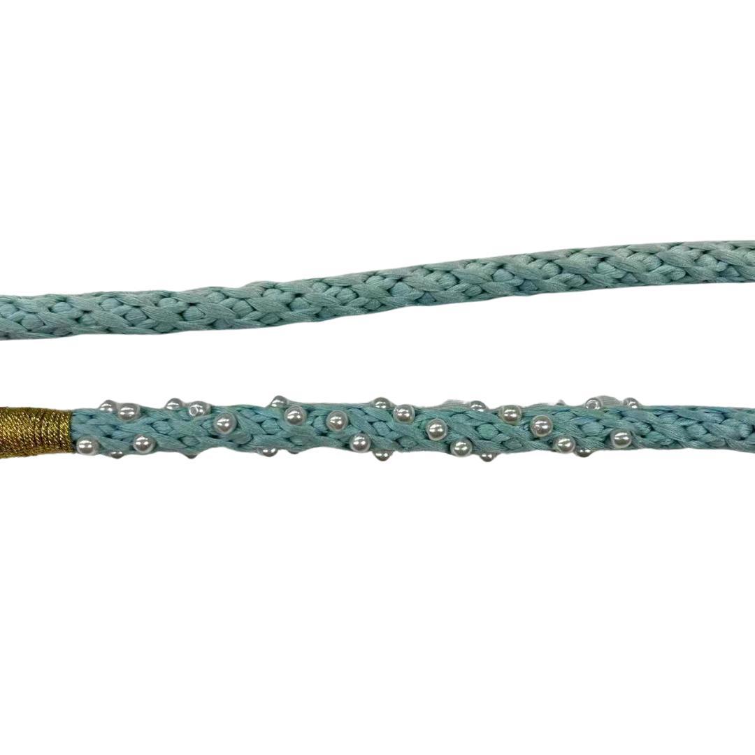 【お得品】 振袖セット 成人式 正絹 古典柄 振袖 水色 S*12 ●