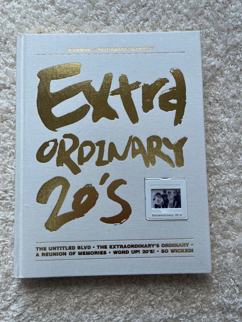 【美品】 ExtraOrdinary 20's BIGBANG 写真集