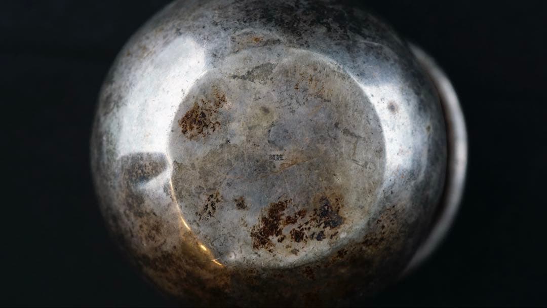 純銀製　湯沸し　銀瓶　煎茶道具　古美術