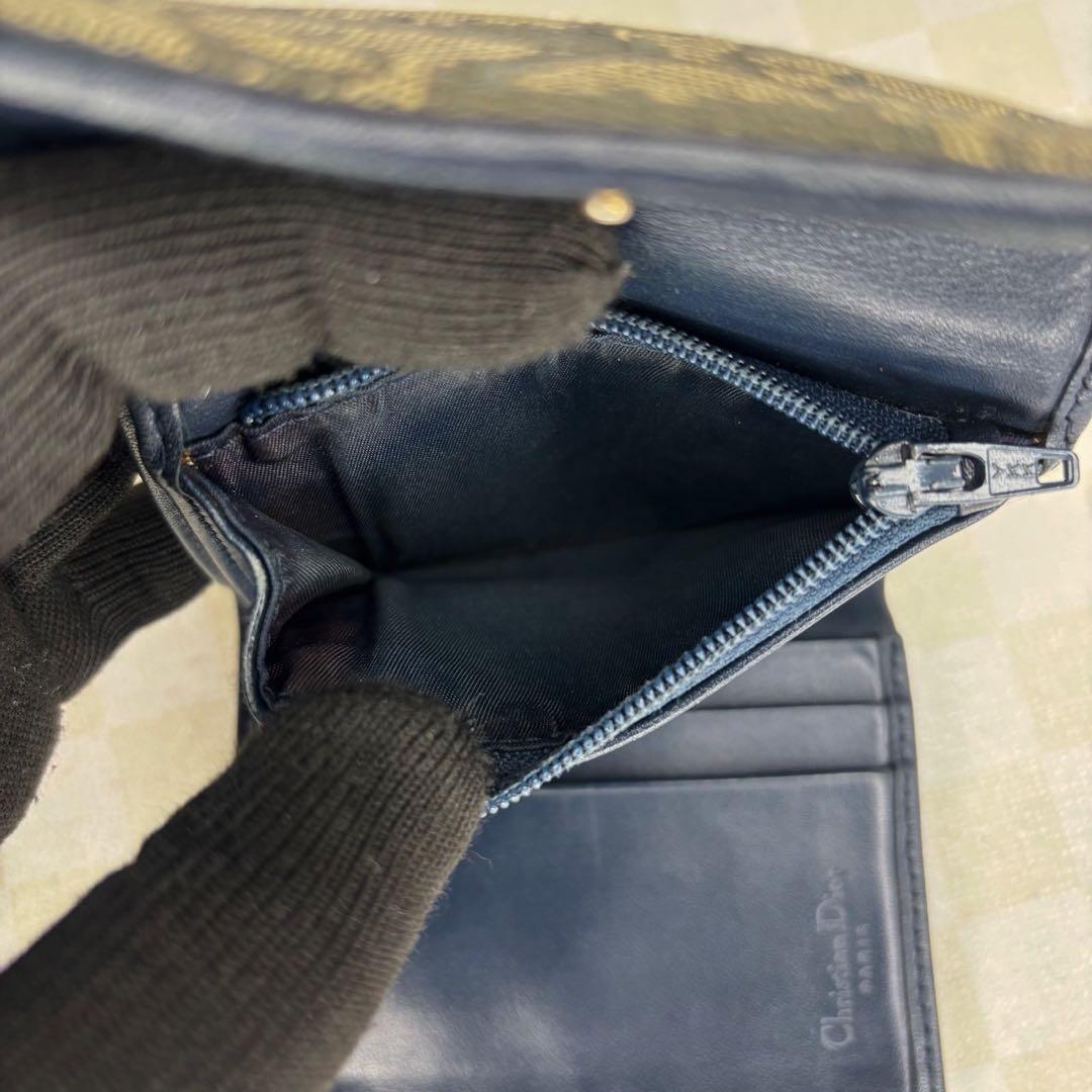 極美品　Dior ディオール　財布　三つ折り　コンパクトウォレット　M55