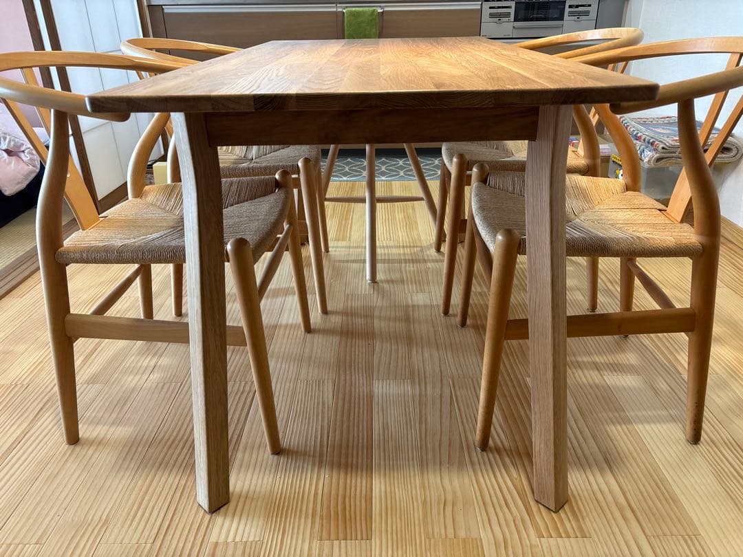 SIEVE マージダイニングテーブル Mサイズ　天然木　オーク無垢材