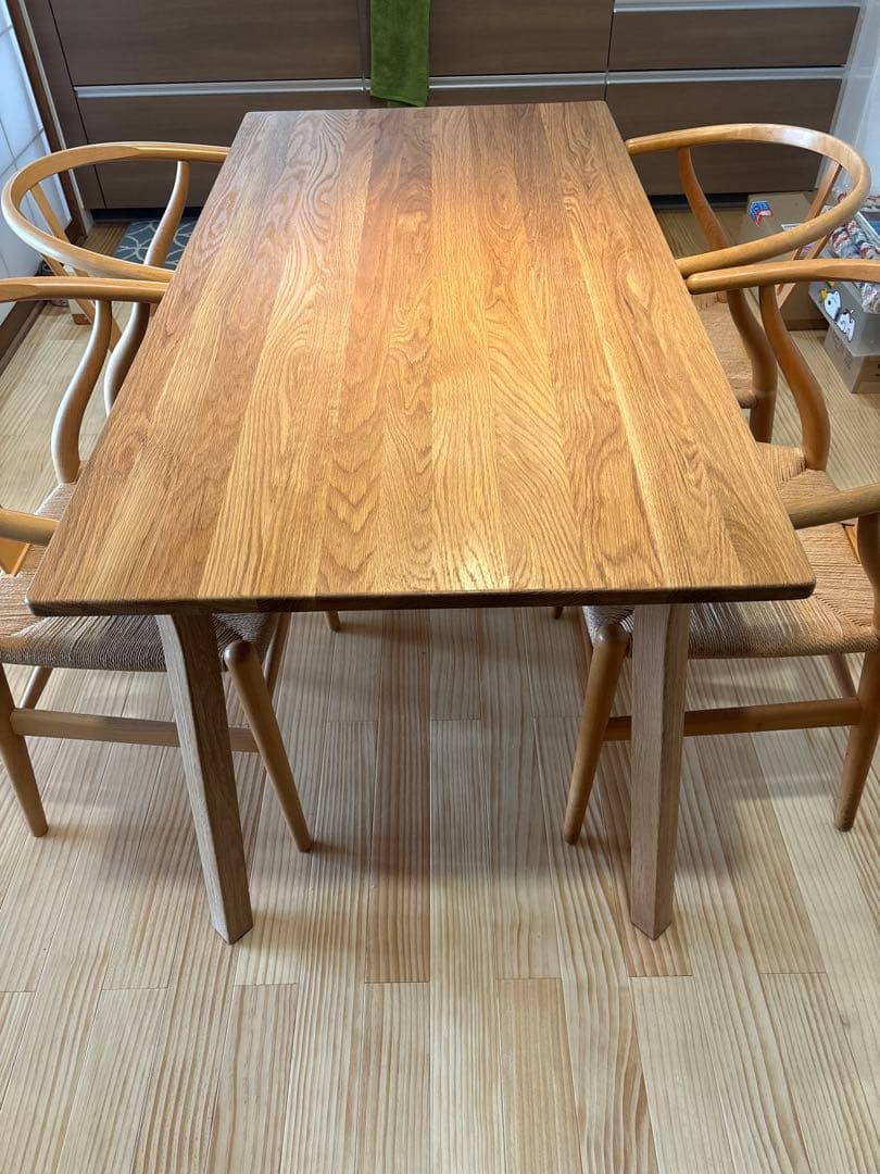 SIEVE マージダイニングテーブル Mサイズ　天然木　オーク無垢材