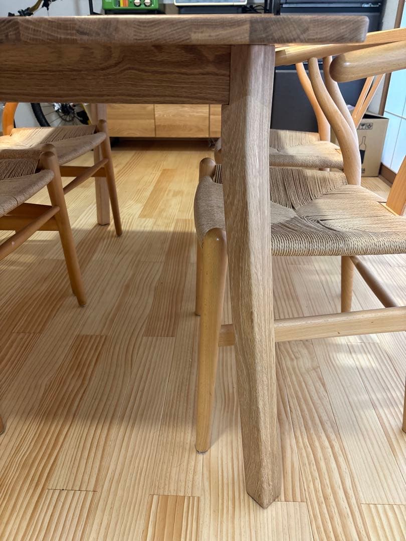 SIEVE マージダイニングテーブル Mサイズ　天然木　オーク無垢材