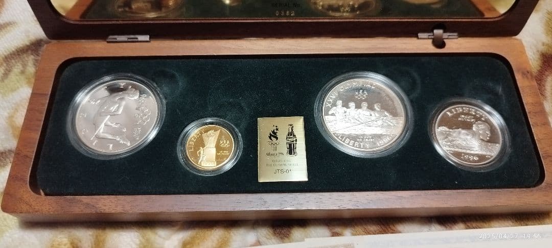 アトランタオリンピック コカコーラ 記念セット 非売品　証明書付き