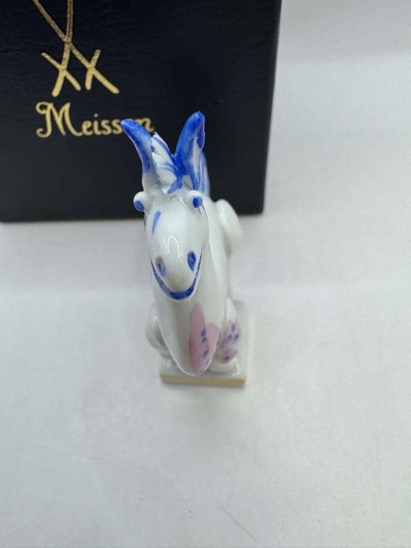 極美品 Meissen マイセン 干支シリーズ 午　うま 馬　フィギュリン