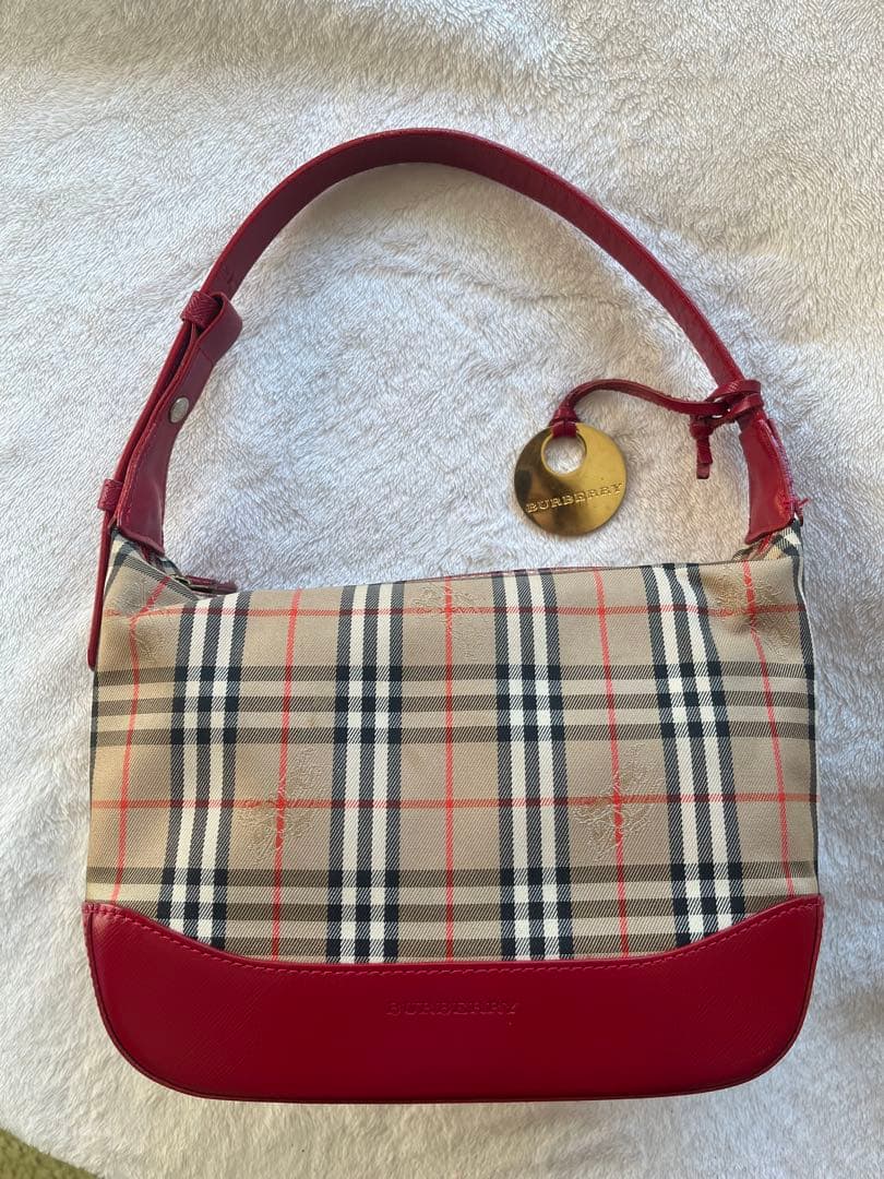 BURBERRY チェック柄 ショルダーバッグ