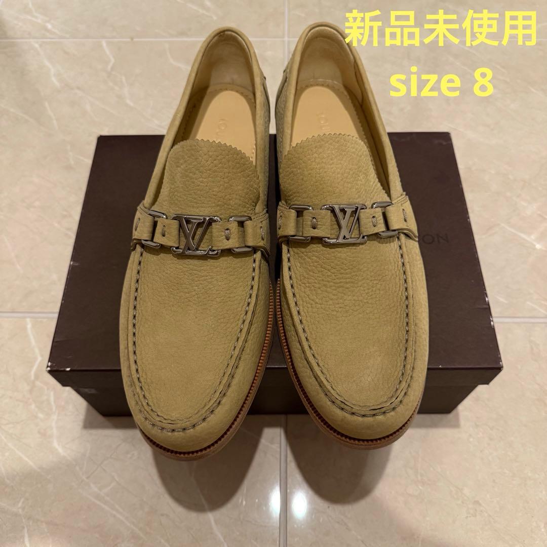 Louis Vuitton ベージュ モカシン size8