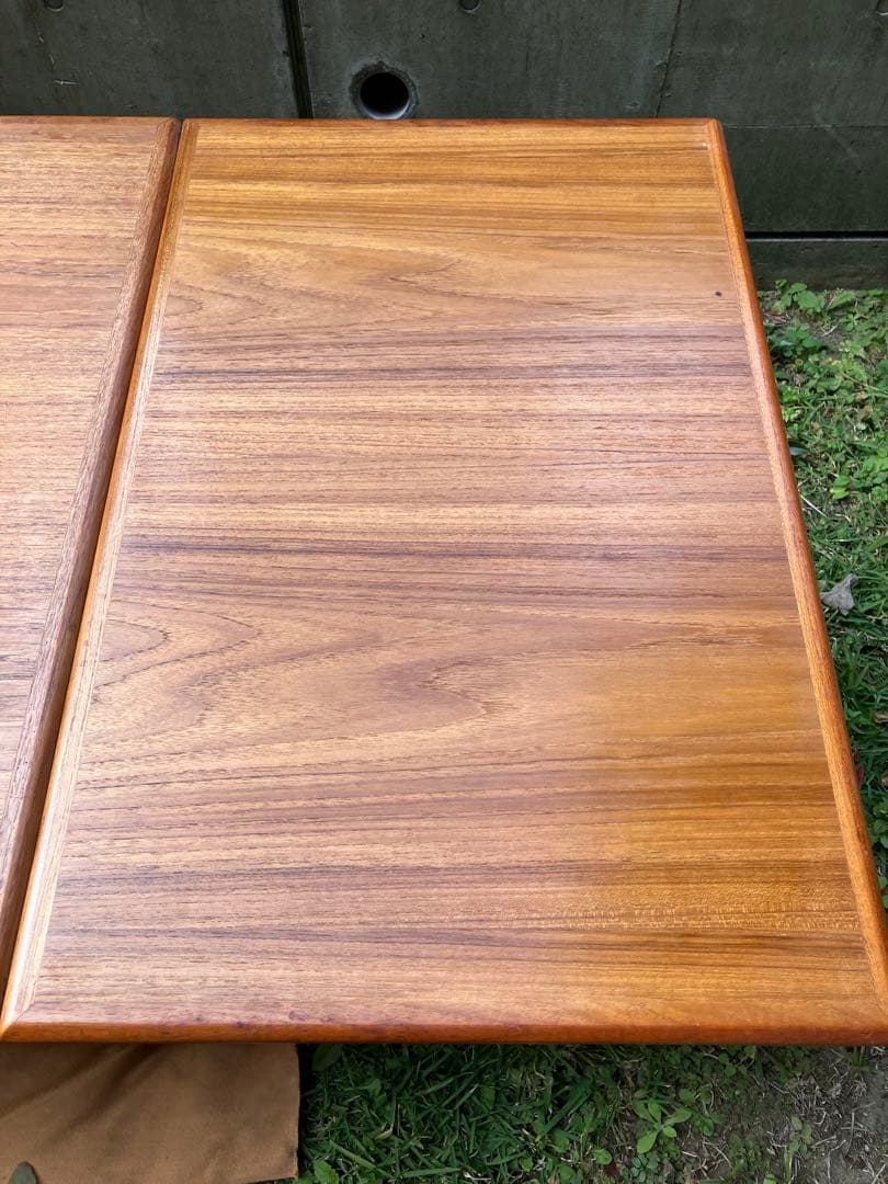 北欧 ビンテージ デンマーク チークエクステンションダイニングテーブル