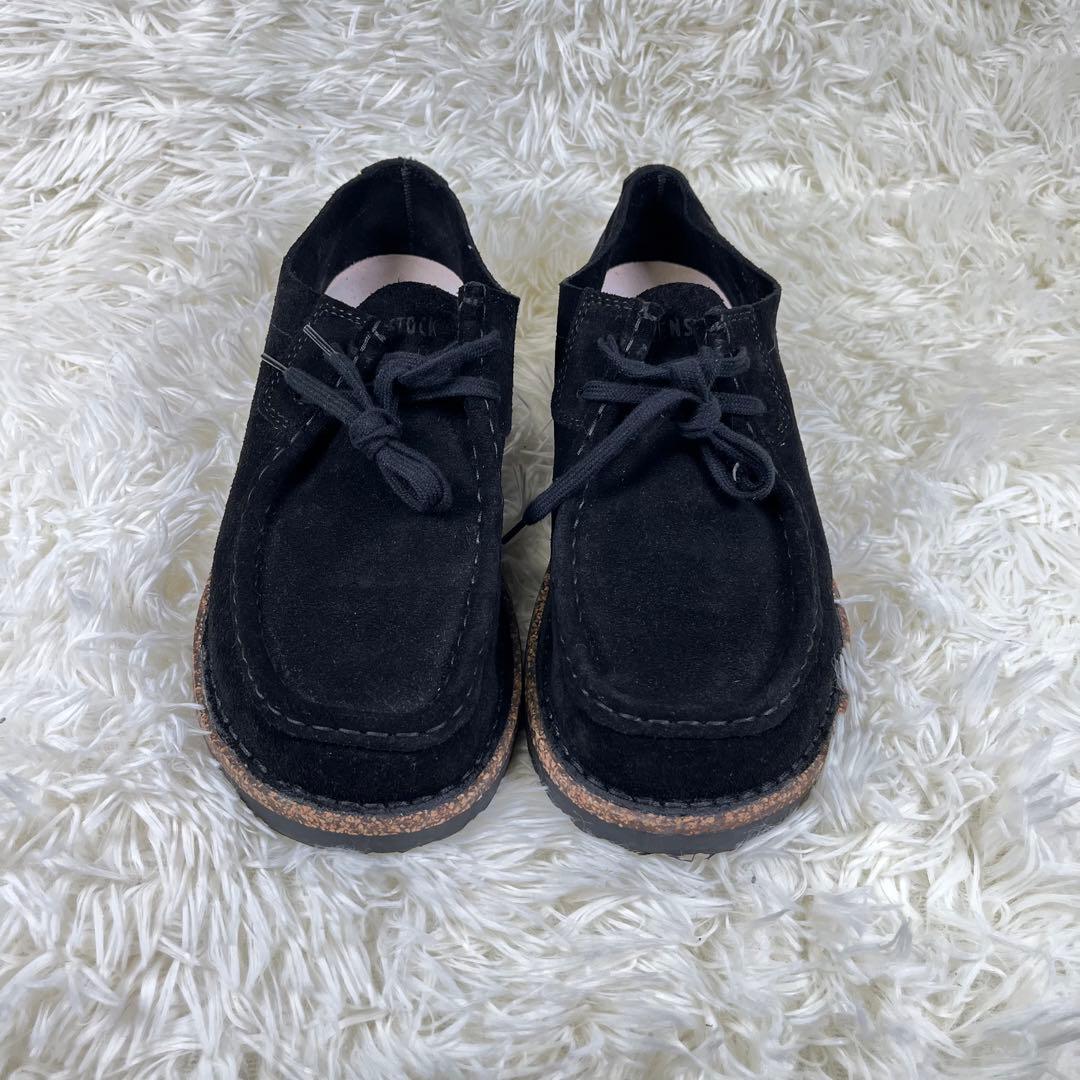 極美品 BIRKENSTOCK　PASADENA  MEN Ⅲ　ブラックスエード