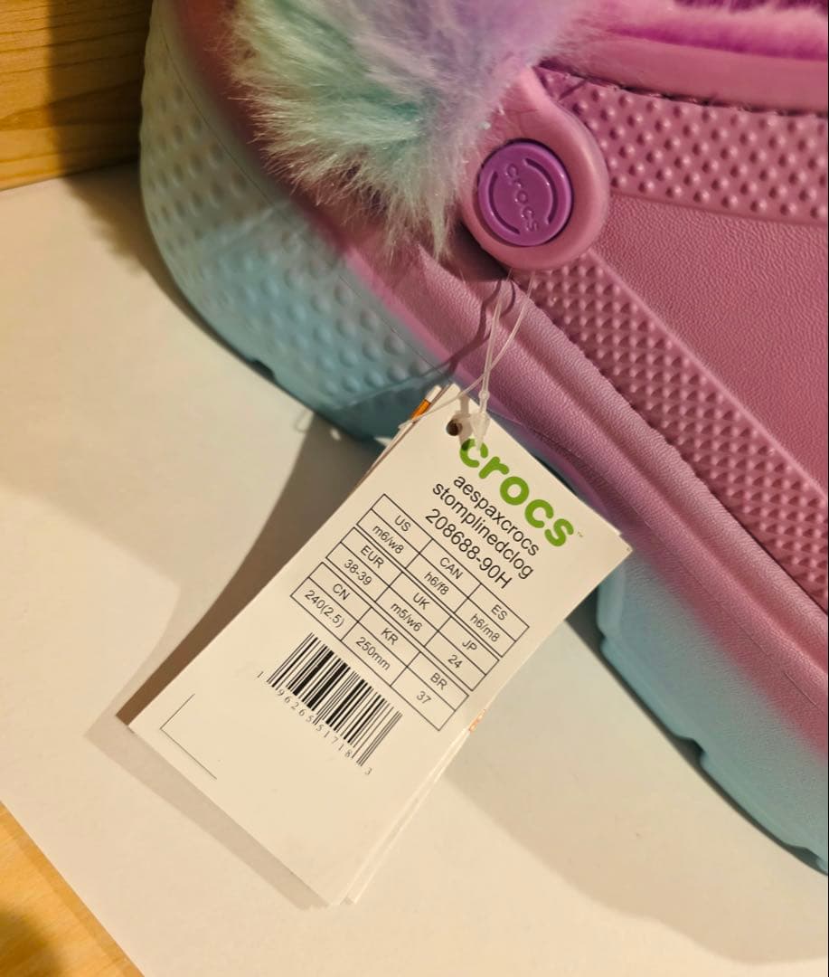 aespa × crocs クロックス コラボ 新品タグ付き 24cm エスパ