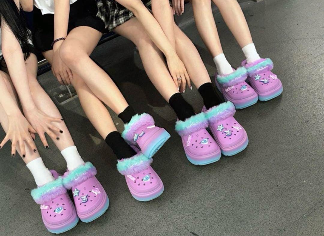 aespa × crocs クロックス コラボ 新品タグ付き 24cm エスパ