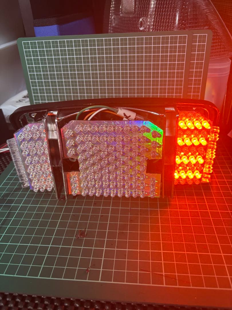 CBX400F専用レインボーテール ウインカー3点セット