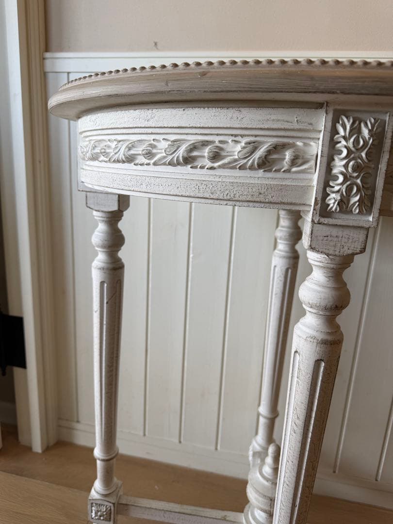 サラグレースSGDサイドオーバルテーブルフローラマスティック　サイドテーブル