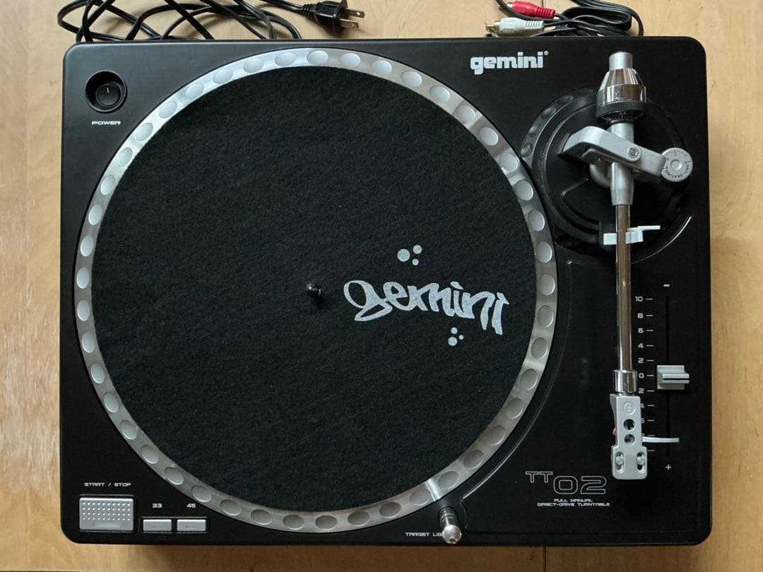 gemini TT02 ジェミナイ ターンテーブル カートリッジ付属