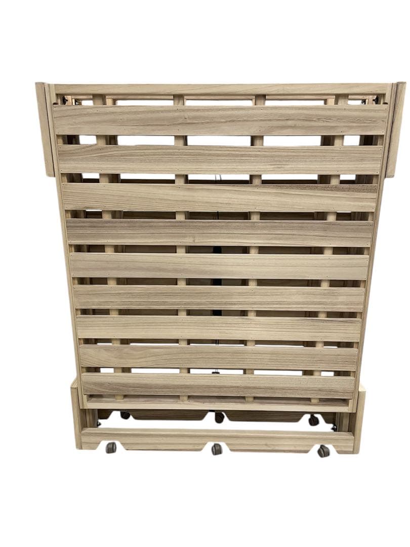 美品　桐の畳めるベッド 桐らくね 桐優 kiyuu 折り畳み式