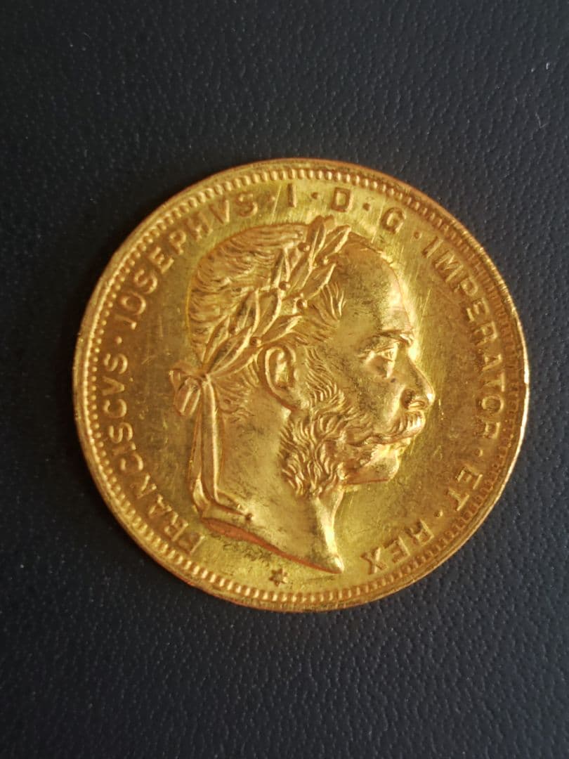 オーストリア 1892年 フランツ・ヨーゼフ1世 20F金貨、再鋳