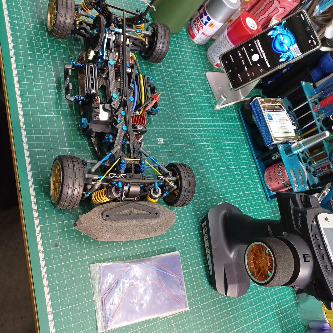 C*M様 タミヤ ラジコンTA04PRO O/H済み35GT-Rボディ,メカ新品