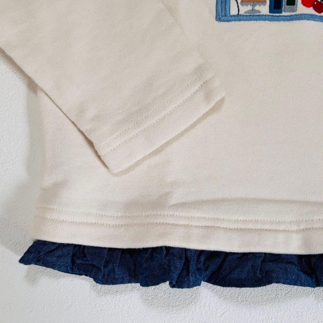 極美品♡ファミリア　トレーナー女の子110cm