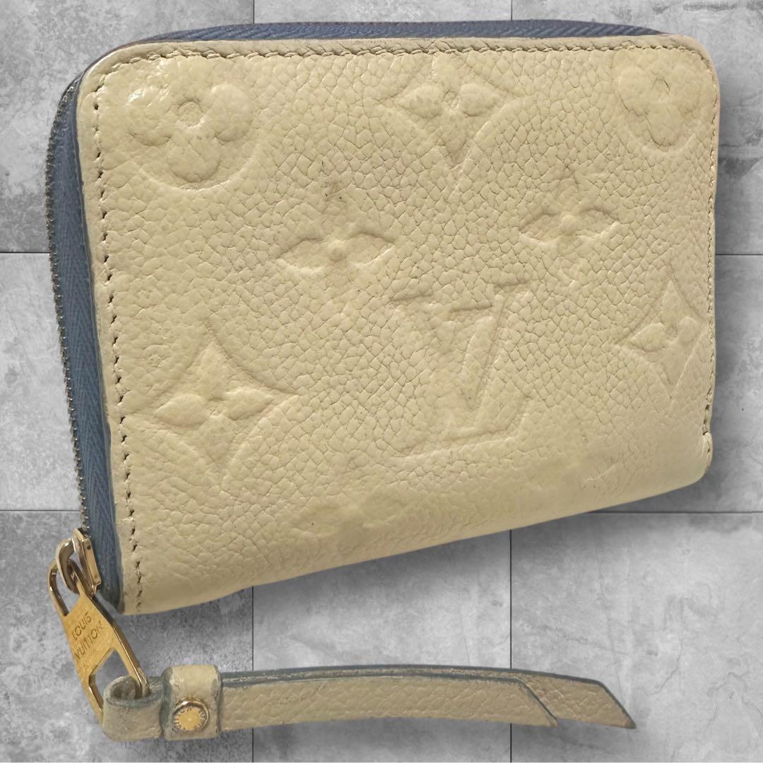 希少美品❣️ LV ルイヴィトン ジッピー ケース モノグラム ブルージーン