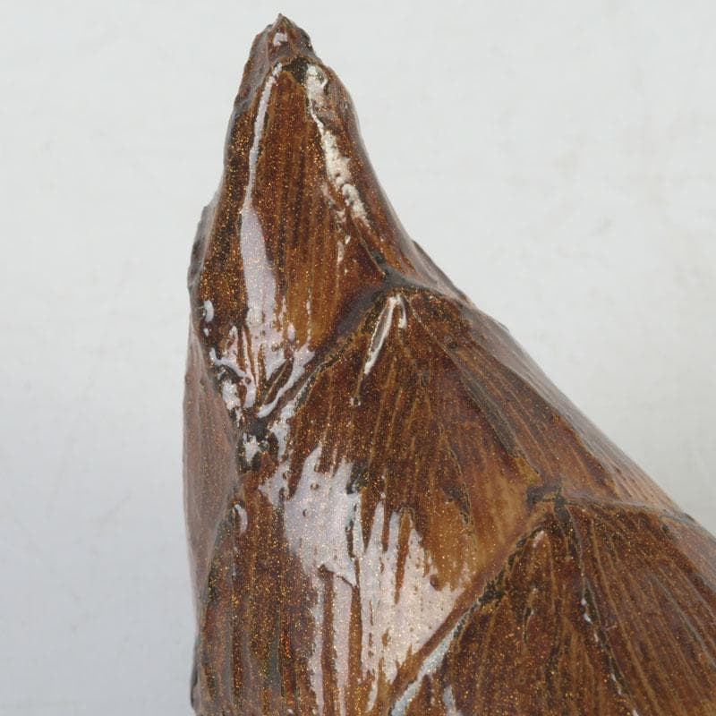 茶道具　輪島塗　塗師　川岸英之作　筍香合　共箱　V　9814