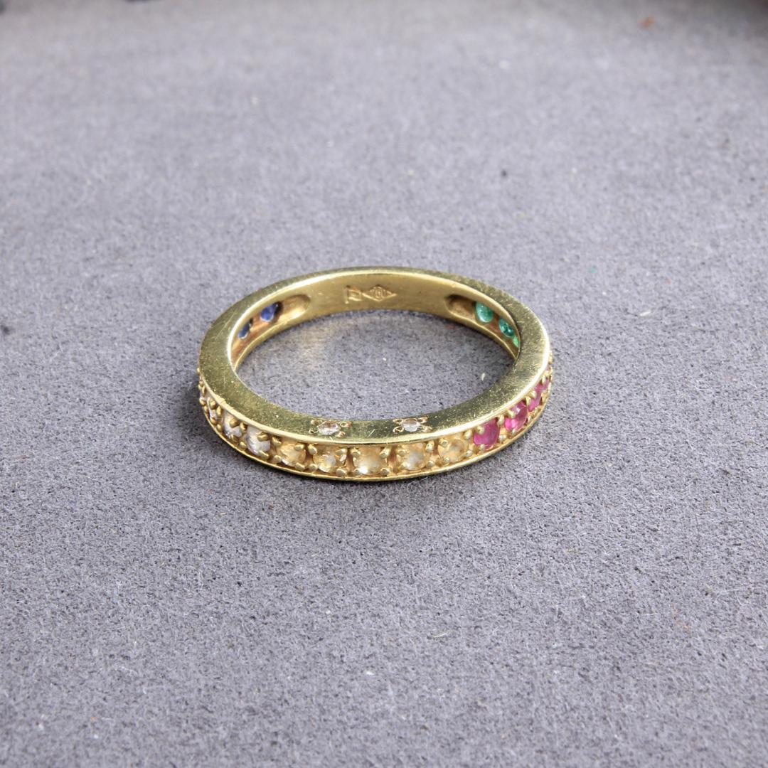 【アンティーク】エタニティリング（K18）16号【J36520】