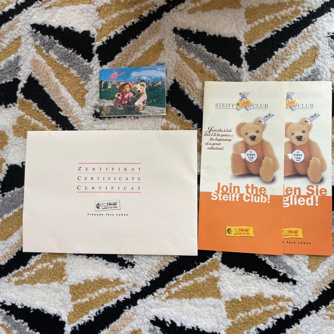 シュタイフ　ミレニアム記念　証書付き