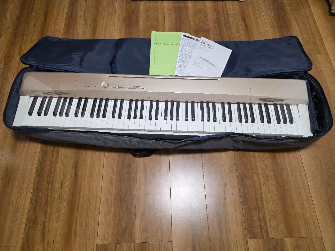 【美品:ケース付き】カシオ 電子ピアノ Privia PX-160GD